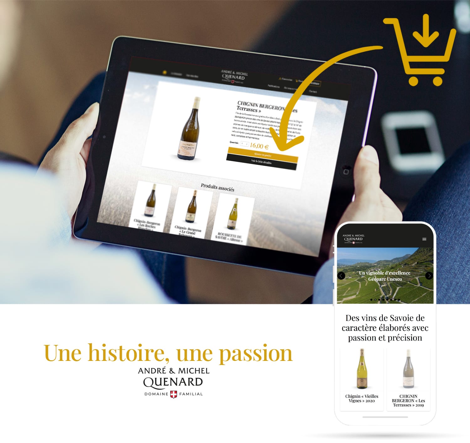 creation boutique en ligne vigneron