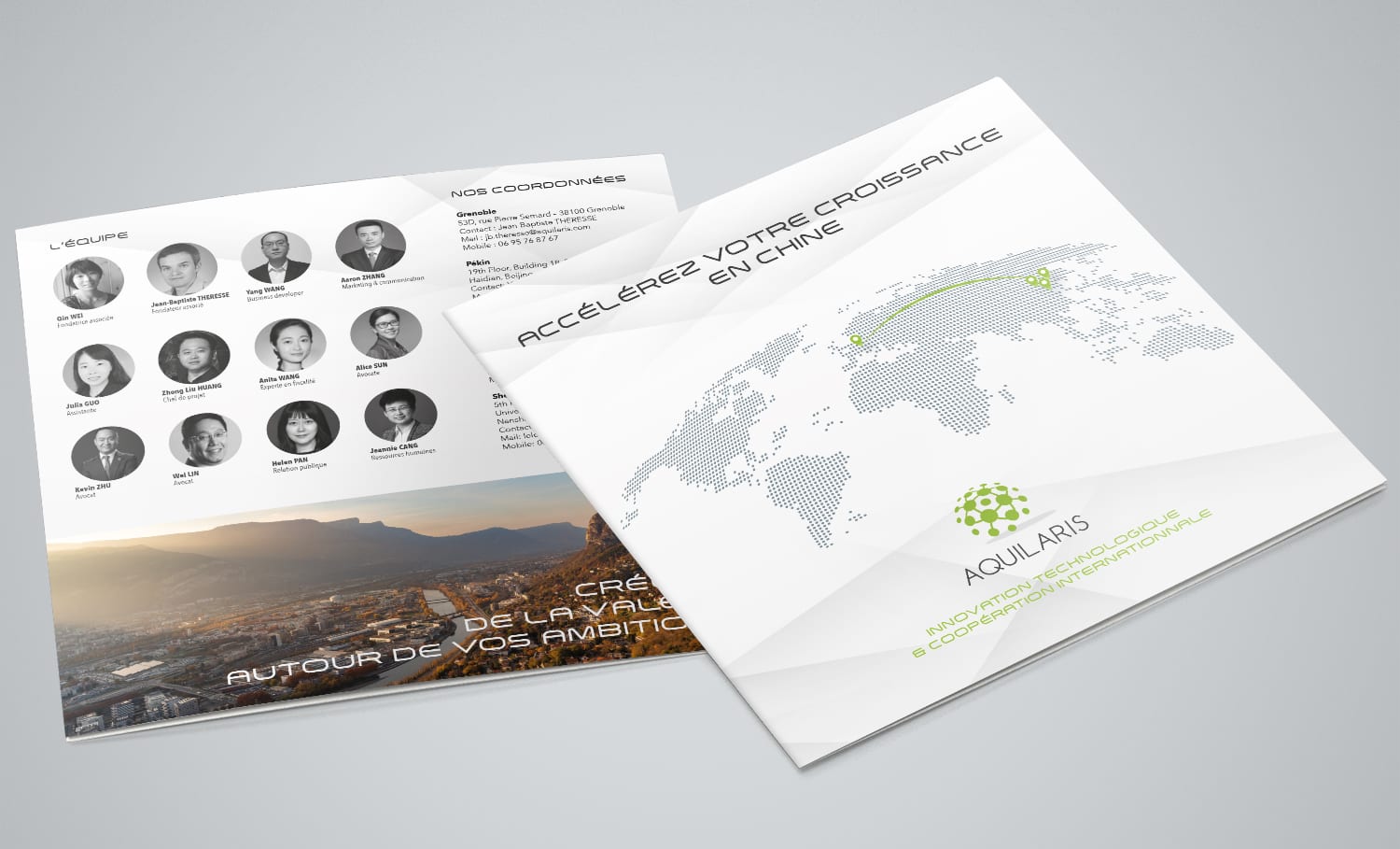 Création plaquette entreprise