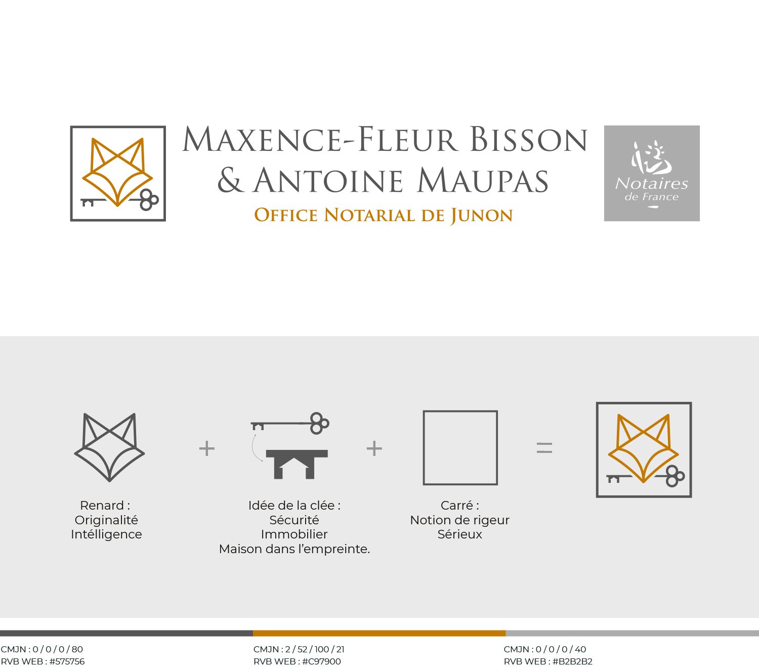 Creation logo notaire