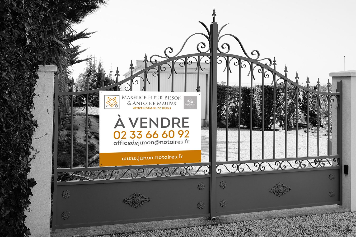panneau immobilier a vendre