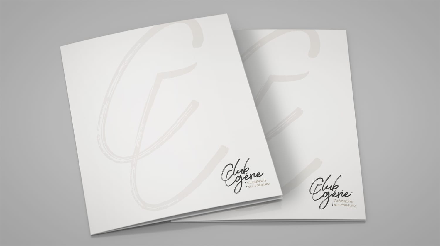 design plaquette commerciale