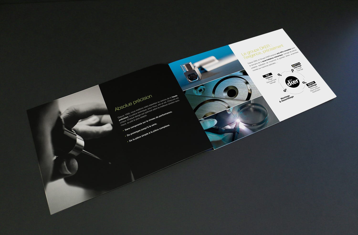 mise en page plaquette d'entreprise