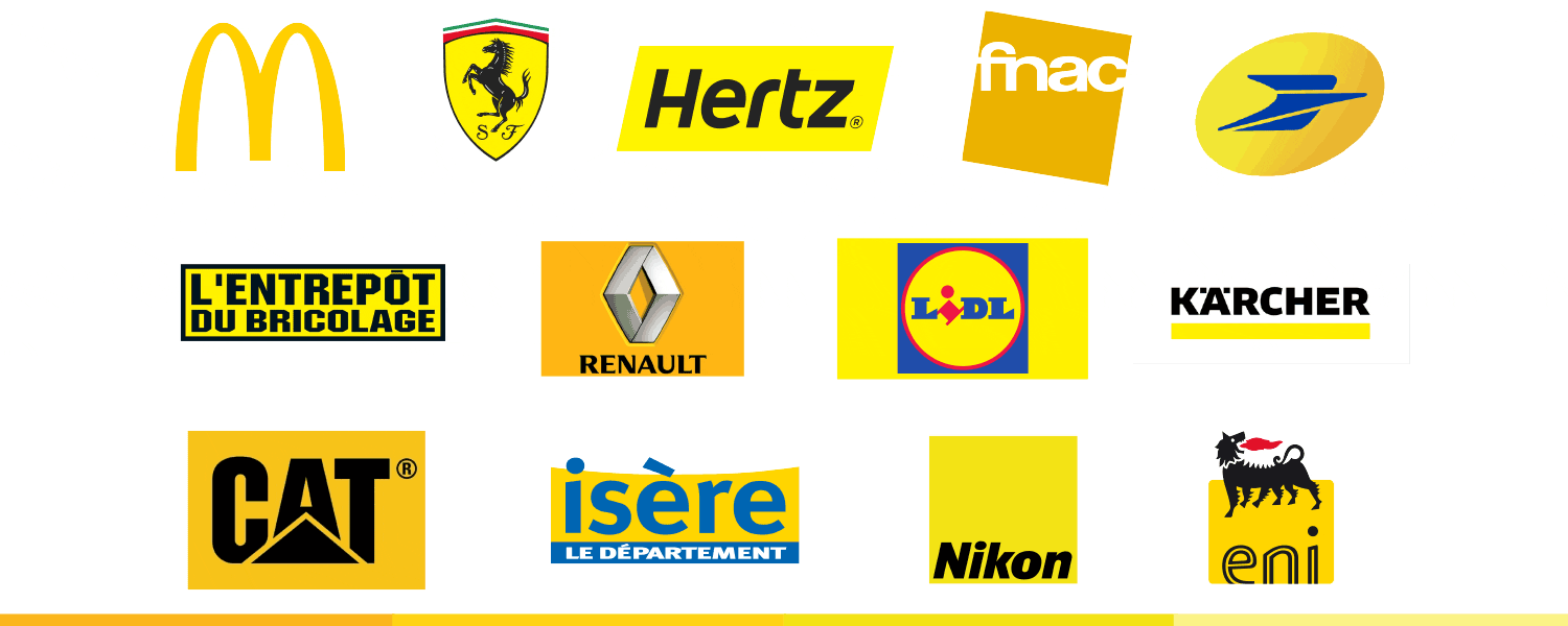logo marque jaune