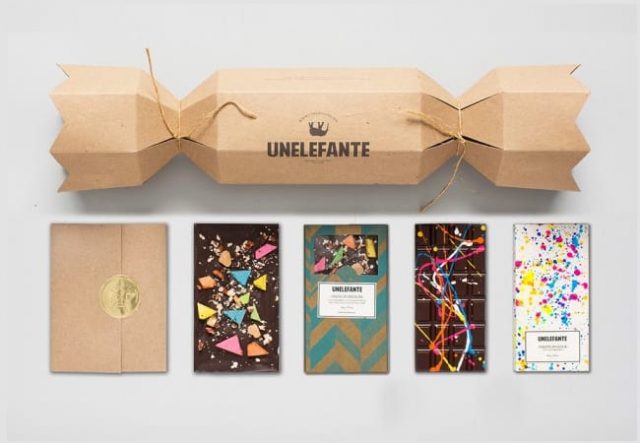 packaging chocolat peintures