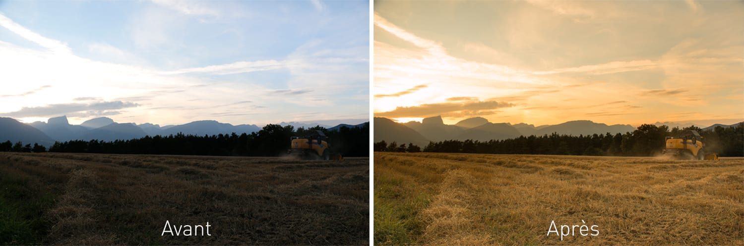 Retouche couleur photo